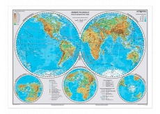 Ditipo Mapa Zemskej pologule a Prírodné zaujímavosti naj Krajina A3