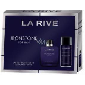 La Rive Ironstone toaletná voda pre mužov 100 ml + deodorant sprej 150 ml, darčeková sada