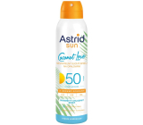 Astrid Sun Coconut Love OF50 Neviditeľný suchý opaľovací krém v spreji 150 ml