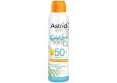 Astrid Sun Coconut Love OF50 Neviditeľný suchý opaľovací krém v spreji 150 ml