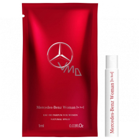 Mercedes-Benz Woman In Red parfumovaná voda 1 ml s rozprašovačom, fľaštička