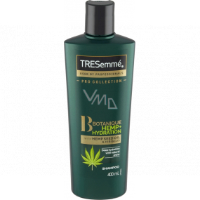 TRESemmé Botanique Hemp+Hydration šampón na suché vlasy s konopným olejom 400 ml