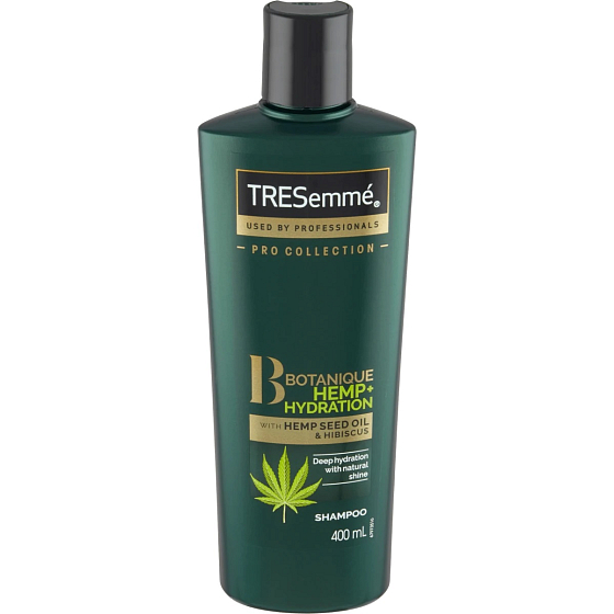 TRESemmé Botanique Hemp+Hydration šampón na suché vlasy s konopným olejom 400 ml