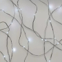 Emos Vianočná nano reťaz strieborná 1,9 m, 20 LED, studená biela + časovač