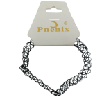 Choker na krk plastový černý 1 kus