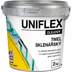 Uniflex olejový sklársky tmel, pretierateľný, 2 kg
