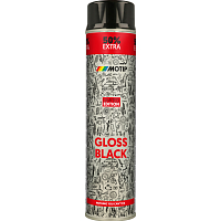 Motip Rallye univerzálny akrylátový lak, čierny lesk, 600 ml