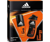 Adidas Deep Energy deodorant sprej 150 ml + sprchový gél 250 ml, kozmetická sada