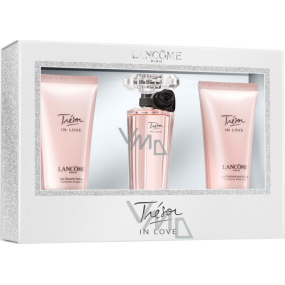 Lancome Trésor In Love toaletná voda pre ženy 30 ml + sprchový gél 50 ml + telové mlieko 50 ml, darčeková sada