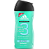 Adidas Ice Effect 3v1 Face sprchový gél na telo, vlasy a tvár pre mužel 250 ml