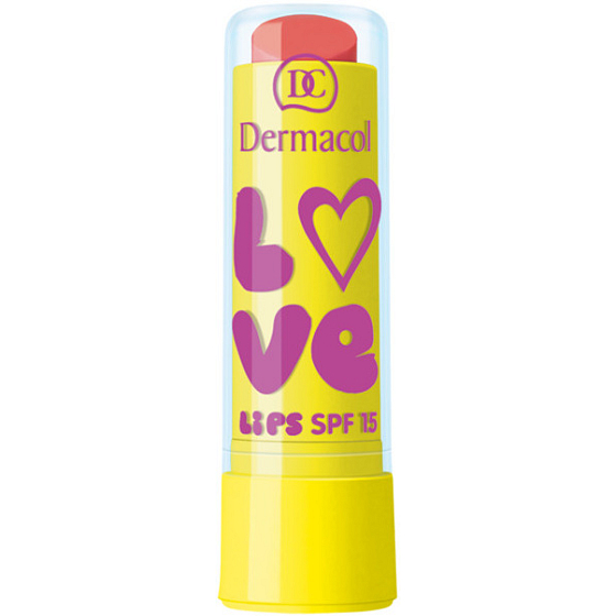 Dermacol Love Lips SPF15 balzam na pery 08 Peach 3,5 ml