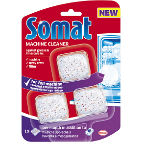 Somat čistič umývačky v tabletách, 3 ks