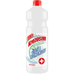 Krezosan Fresh čistiaci a dezinfekčný prostriedok, likviduje baktérie a kvasinky na všetky druhy podláh, chodieb, WC 950 ml