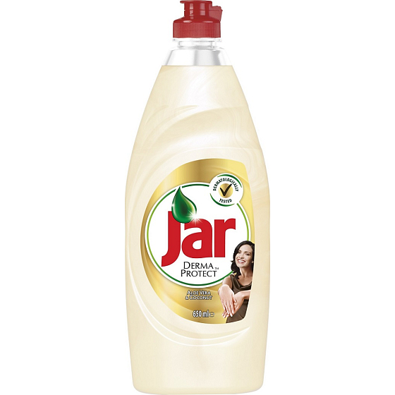 Jar DermaProtect Aloe Vera & Coconut Prostriedok na ručné umývanie riadu 650 ml