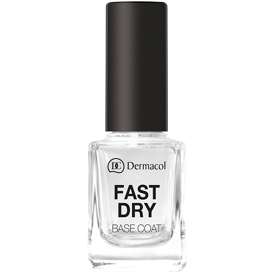 Dermacol Fast Dry Base Coat podlak pre okamžité vyhladenie povrchu nechtu 11 ml