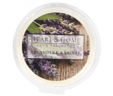 Heart & Home Levanduľa a šalvia Sójový prírodný vonný vosk 27 g
