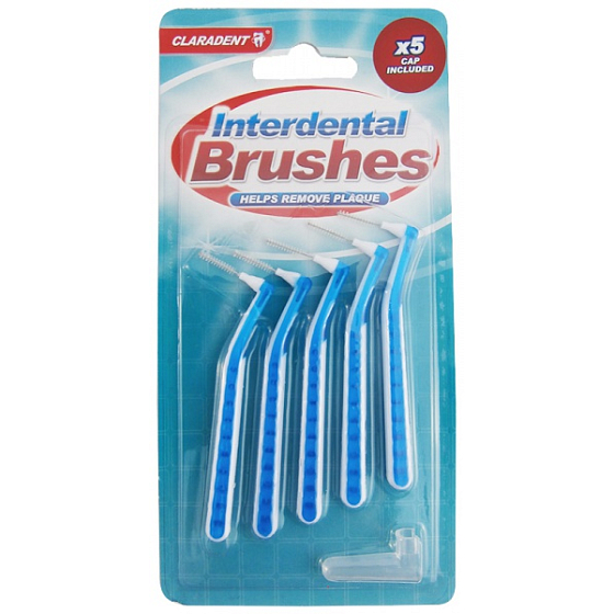 Claradent Interdental Brushes medzizubné kefky 5 kusov