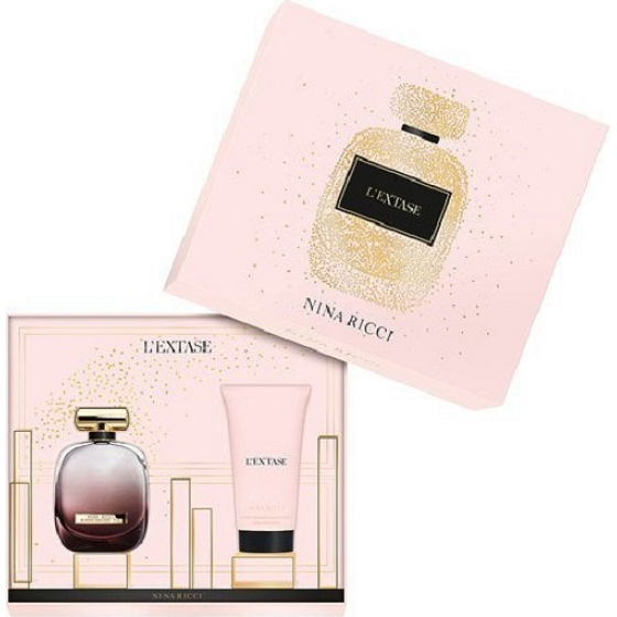 Nina Ricci L Extase parfumovaná voda pre ženy 50 ml + telové mlieko 75 ml, darčeková sada 2016