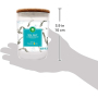 Air Wick Essential Oils Sea Salt & Driftwood - Morská soľ a naplavené drevo vonná sviečka sklo 185 g