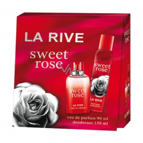 La Rive Sweet Rose toaletná voda pre ženy 90 ml + dezodorant sprej 150 ml, darčeková sada