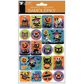 Nálepky 3D Halloween tekvice 25 x 14 cm
