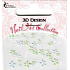 Absolute Cosmetics Nail Art 3D nálepky na nechty 10100-3 1 aršík