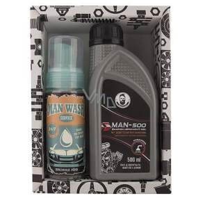 Bohemia Gifts Industrial sprchový gél pre mužov 500 ml + umývacia pena 150 ml, kozmetická sada