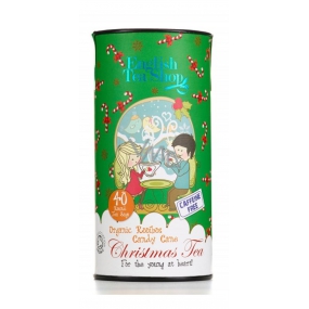 English Tea Shop Bio Vianočné pečivo čaj bez kofeínu, pre deti od 3 rokov 40 kusov vrecúšok čaju, 60 g