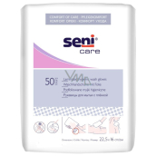 Seni Care Umývacie žinky s vnútornou fóliou 22,5 x 16 cm, 50 kusov