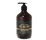 Scottish Fine Soaps The Rob Roy Whisky umývací gél na ruky a telo pre mužov dávkovač 500 ml