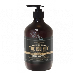 Scottish Fine Soaps The Rob Roy Whisky umývací gél na ruky a telo pre mužov dávkovač 500 ml