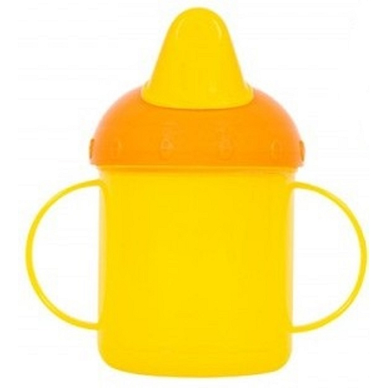 First Steps Hrnček s dvoma ušami žltý 260 ml