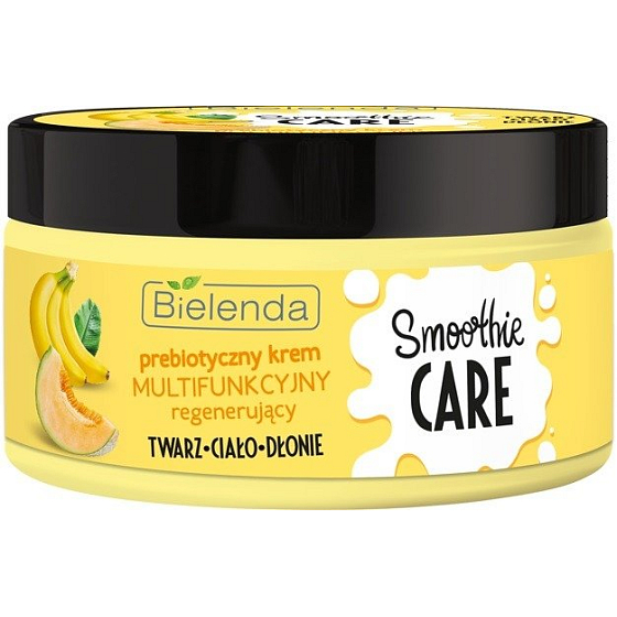 Bielenda Smoothie Care Banán + Meloun + Probiotiká regenerujúci telový krém 200 ml