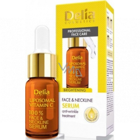 Delia Cosmetics 100% sérum na tvár a dekolt s lipozomálnym vitamínom C 10 ml