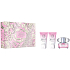 Versace Bright Crystal toaletná voda 50 ml + telové mlieko 50 ml + sprchový gél 50 ml, darčeková sada pre ženy