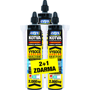 Ceys chemická kotva vinylester, 300 ml, 2 + 1