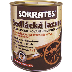 Sokrates Sedlácká lazura na drevo, afromorsie 0,7 kg