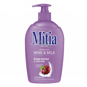 Mitia Wine & Milk tekuté mydlo dávkovač 500 ml