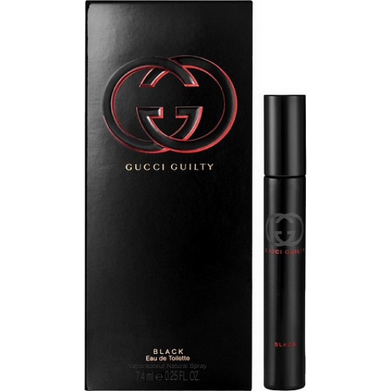 Gucci Guilty Black toaletná voda pre ženy 7,4 ml v darčekovom balení
