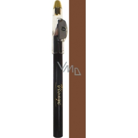 Visage Eyeliner ceruzka na oči s orezávačom 10100 Marron Oscuro 1,1 g