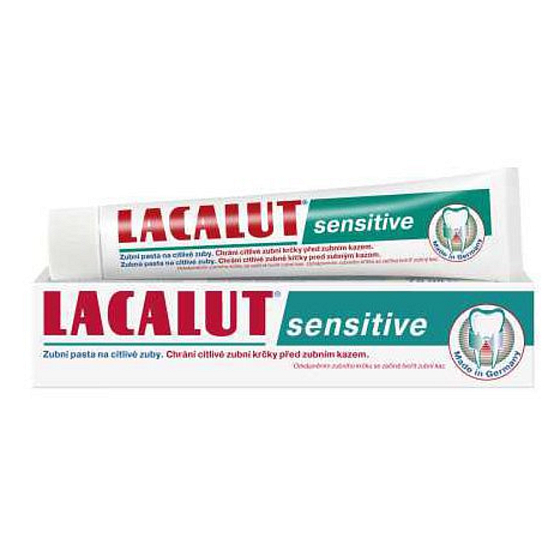 Lacalut Sensitive zubná pasta na citlivé zuby 75 ml