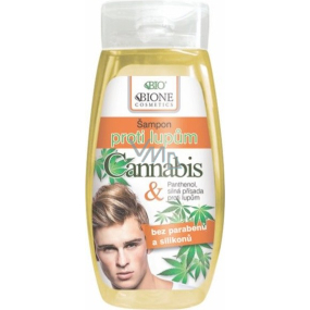 Bione Cosmetics for Men Cannabis Q10 šampón na vlasy proti lupinám 250 ml