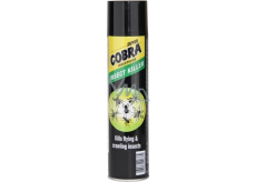 Super Cobra Kills Flying & Crawling Insects sprej proti lietajúcemu a lezúcemu hmyzu 400 ml