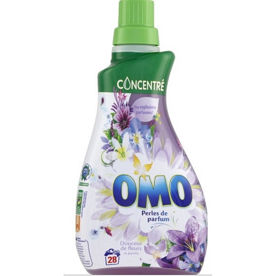 Omo Perles de Parfum Douceur de Fleurs et Jasmin univerzálny gél na pranie 26 dávok 1 l