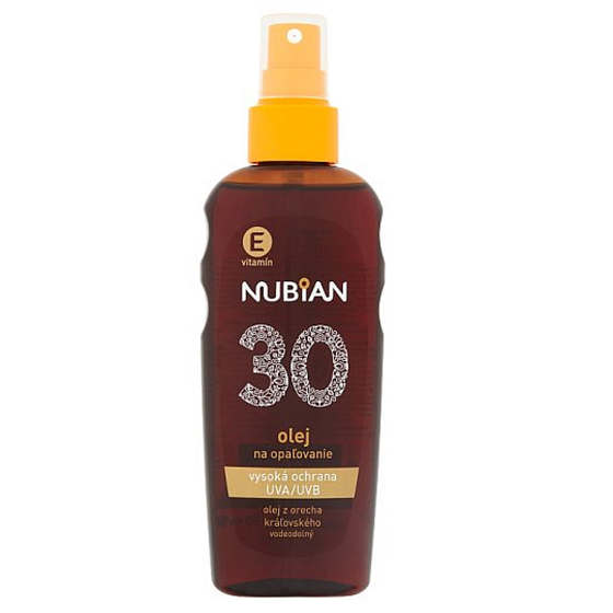 Nubian OF30 Vodeodolný olej na opaľovanie 150 ml sprej