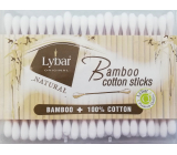 Lybar Original Natural Bamboo bambusové vatové tyčinky krabička 200 kusov