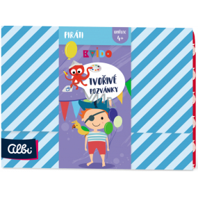 Albi Kvído Tvorivé pozvánky Piráti odporúčané pre umelcov 4+