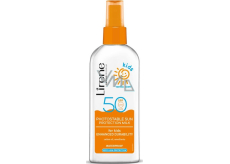 Lirene SC SPF50 Telové mlieko na opaľovanie v spreji s vôňou vanilky pre deti 150 ml