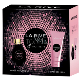 La Rive Touch of Woman parfumovaná voda 90 ml + sprchový gél 100 ml, darčeková sada pre ženy