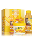 Garnier Fructis Banana Hair Food vyživujúci šampón na suché vlasy 350 ml + vyživujúca maska na suché vlasy 390 ml, kozmetická sada